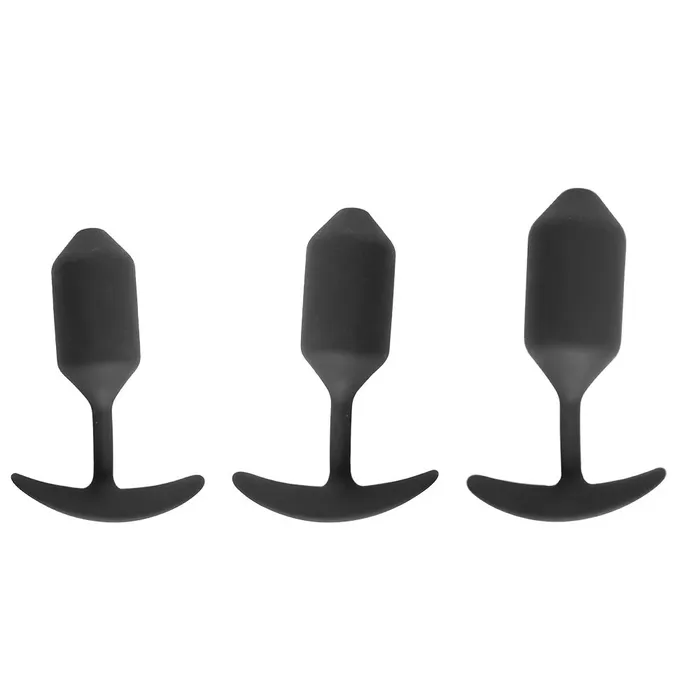 Anal | Brutus - Buttplug - Anker Buttplug van Siliconen - Zwart - Weighted Butt Diamond - 3 maten - Brutus