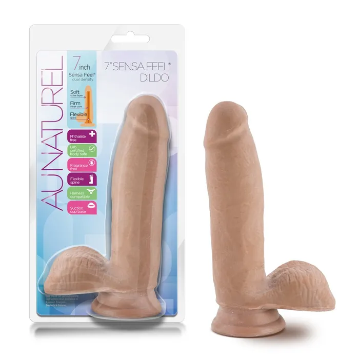 Dildos | Blush Au Naturel 7 Inch Sensa Feel Dildo