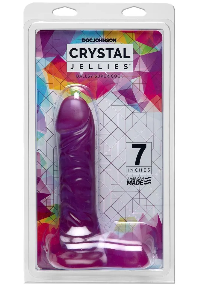 Crystal Jellies Ballsy Super Dildo Crystal Jellies Dildos
