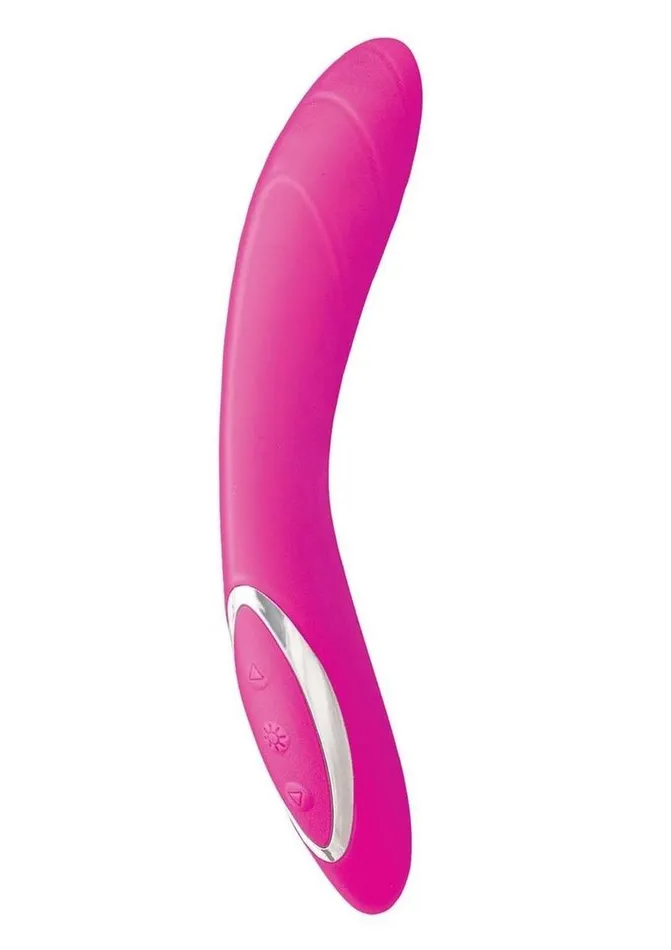 Princess Dynamic Heat Rechargeable Silicone Vibrator with Clitoral Stimulator Princess Female Sex Toys
