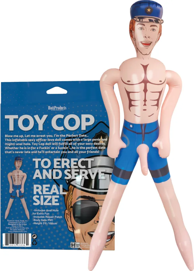 HOTT Products Male Sex Toys Cop Inflatable Party Doll HOTT Products Male Sex Toys Cop Inflatable Party Doll