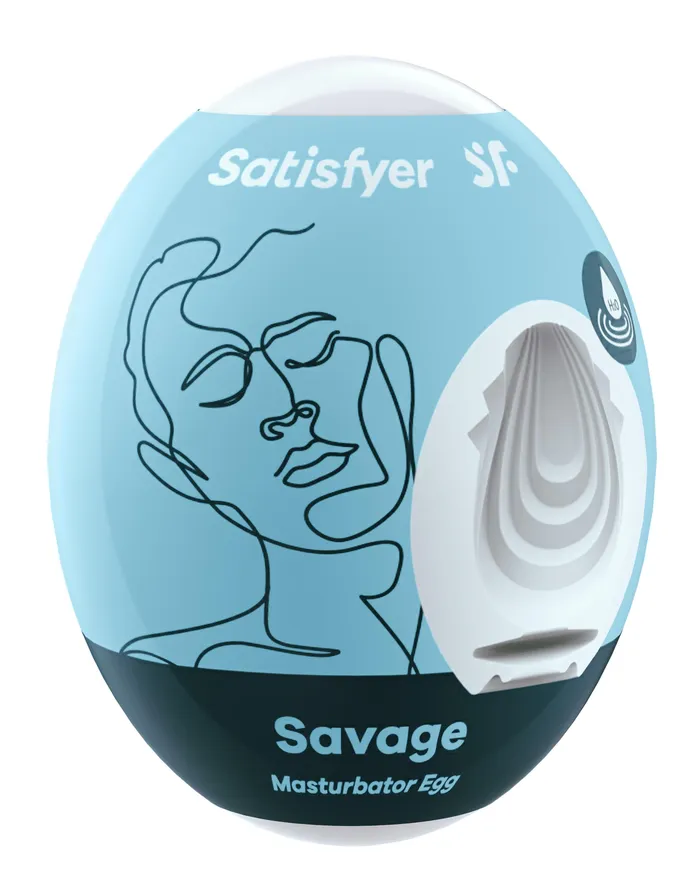 Male Sex Toys Satisfyer 3 Pc Set Masturbator Egg Savage Blue Male Sex Toys Satisfyer 3 Pc Set Masturbator Egg Savage Blue