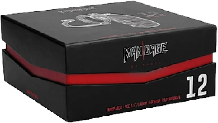 Shots Media Male Sex Toys Model 12 Chasity 55 Cage With Plug
