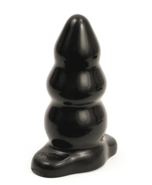 Anal Doc Johnson Novelties Triple Ripple Butt PlugLgBlack