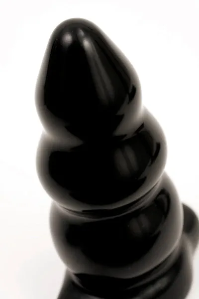 Anal Doc Johnson Novelties Triple Ripple Butt PlugLgBlack