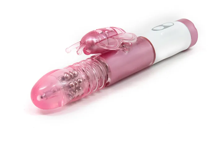 Luxe Butterfly Stroker Mini Pink Blush Novelties Vibrators