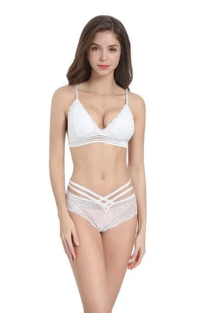 Male Sex Toys SxLife Official Women Wireless Deep V Lace Soft Lingerie Male Sex Toys SxLife Official Women Wireless Deep V Lace Soft Lingerie